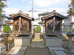 境内社水神宮・天神社、稲荷社