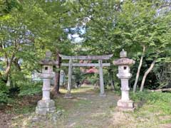 福田淡洲神社鳥居