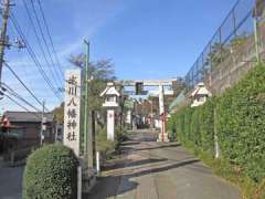 上新倉氷川八幡神社鳥居