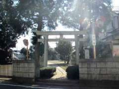 西堀氷川神社鳥居