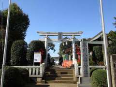 下新倉氷川八幡神社鳥居