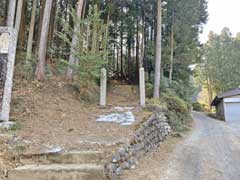 上古寺氷川神社参道