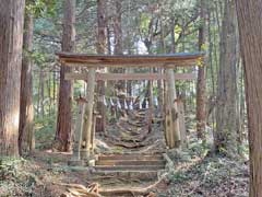 上古寺氷川神社鳥居