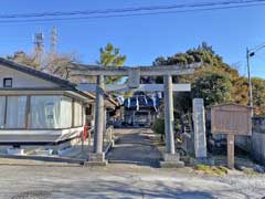 小川八宮神社鳥居