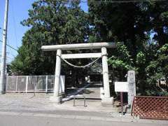 諏訪雷電神社鳥居