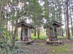 鎌形八幡神社境内社山神社・天神社