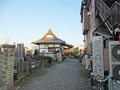 常楽寺参道