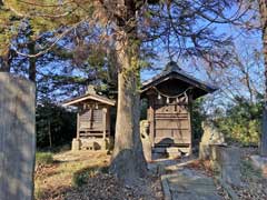 飯塚神社境内社神明社、八幡社