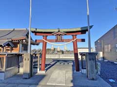 尾ヶ崎新田稲荷神社鳥居