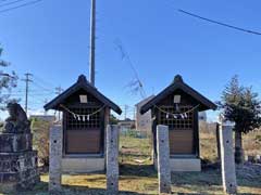 村国久伊豆神社境内社第六天・八幡