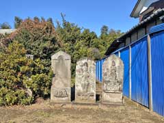 村国久伊豆神社境内庚申塔