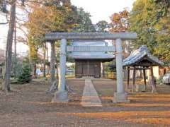 猿ヶ谷戸神明神社鳥居