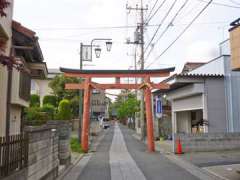 田島氷川社鳥居