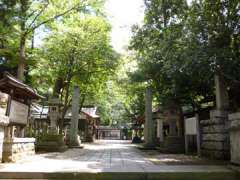 調神社参道