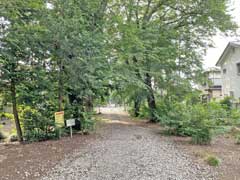 関間神明神社参道