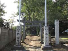 横沼白髭神社鳥居