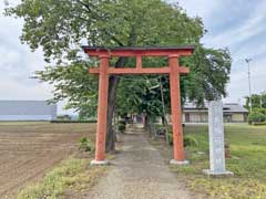 羽折稲荷神社上社鳥居