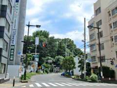 八幡神社（入間川）遠景