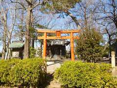 松之木稲荷神社鳥居