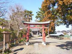 鶴ヶ曽根上久伊豆神社鳥居