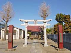 鶴ヶ曽根下久伊豆神社鳥居