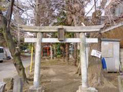 粂森稲荷神社鳥居