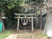 日比田氷川神社鳥居