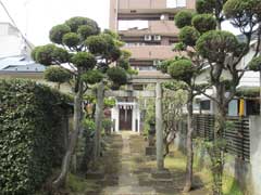 所沢金山神社鳥居