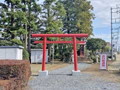 北田新田八幡神社鳥居