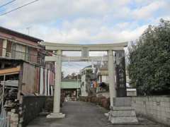 美女木八幡社鳥居