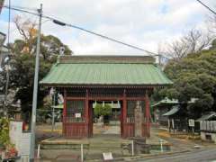 美女木八幡社随神門