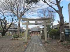 上戸田氷川神社鳥居