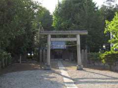 上細谷氷川神社鳥居