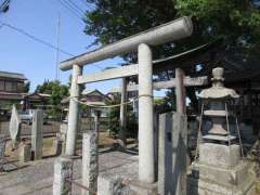 上砂氷川神社鳥居