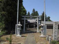 大串氷川神社鳥居