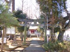 粕谷八幡神社鳥居