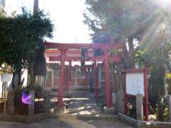 杓子稲荷神社鳥居