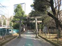 渋谷氷川神社鳥居