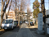 穏田神社鳥居