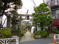 鳩森八幡神社鳥居