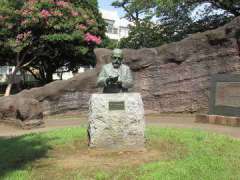 大森貝塚遺跡庭園モース博士胸像