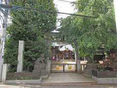 月見岡八幡神社鳥居