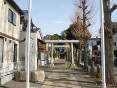 小足立八幡神社鳥居