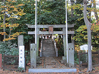 下里氷川神社鳥居