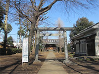 神明社（柳窪）鳥居