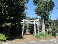 中里氷川神社鳥居