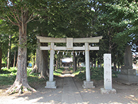 下宿八幡神社鳥居