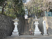 奈良橋八幡神社参道