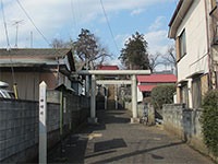 神明ヶ谷戸神明社鳥居