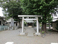 下河原八幡神社鳥居